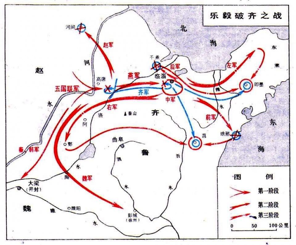 五国伐齐后齐国的生死之战，燕齐即墨之战