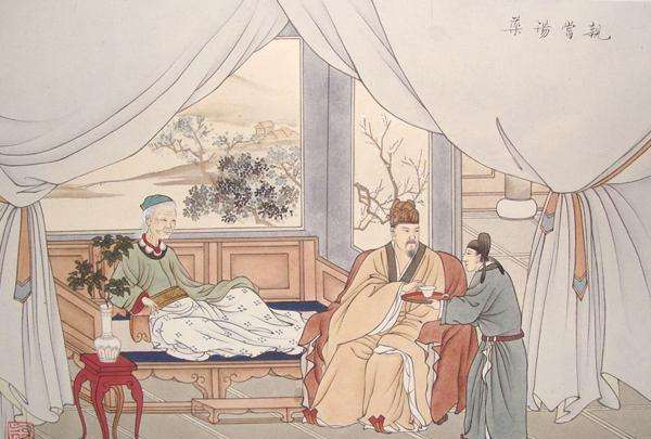 中华传统文化经典《二十四孝》之汉文帝亲尝汤药