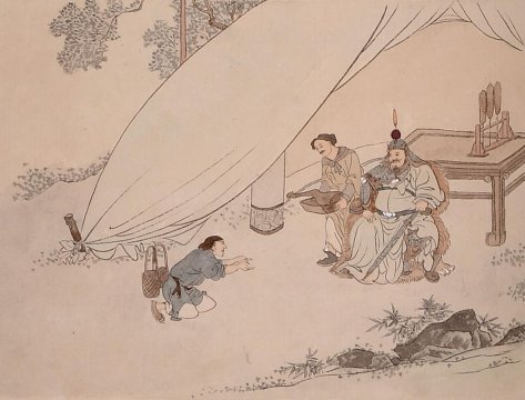中华传统文化经典《二十四孝》之蔡顺拾葚异器
