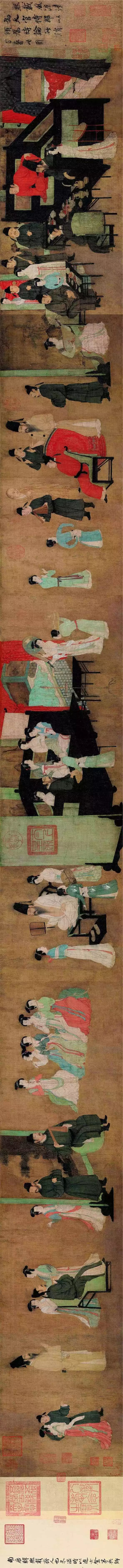 五代十国时期南唐画家顾闳中《韩熙载夜宴图》